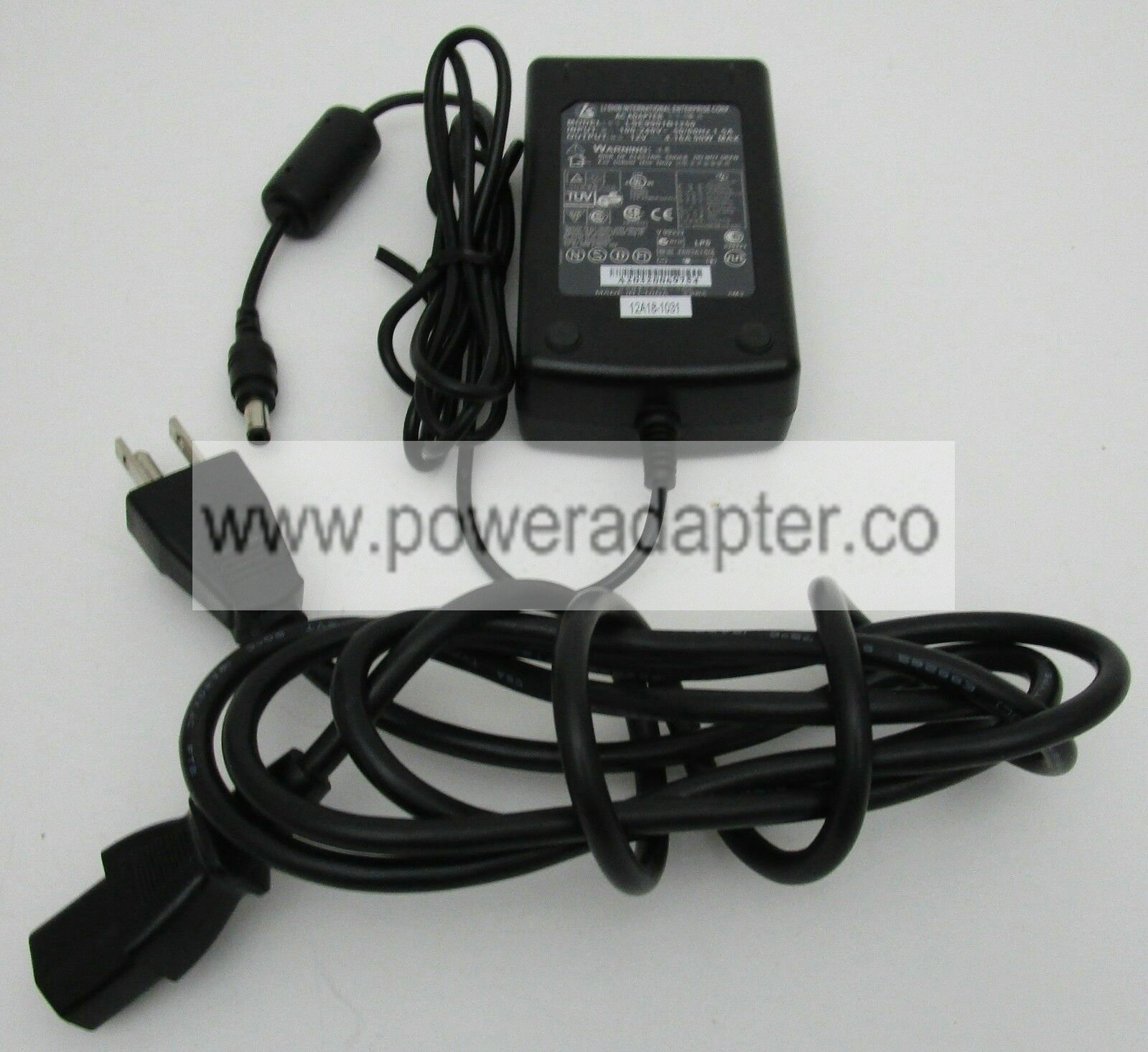 LI Shin AC Power Adapter for LCD Monitor 12V 4.16A LSE9901B1250 Bundled Items: Power Cable MPN: LSE9901B1250 Output V